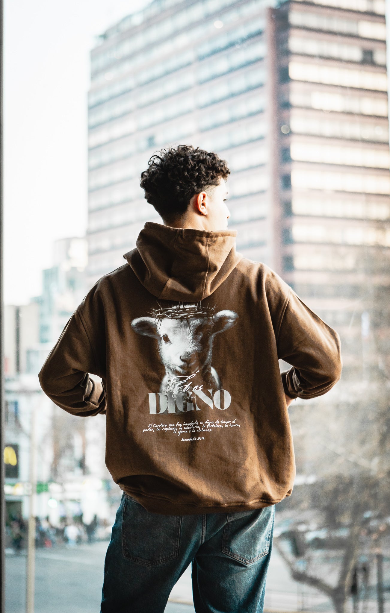 Polerón Café Él es Digno