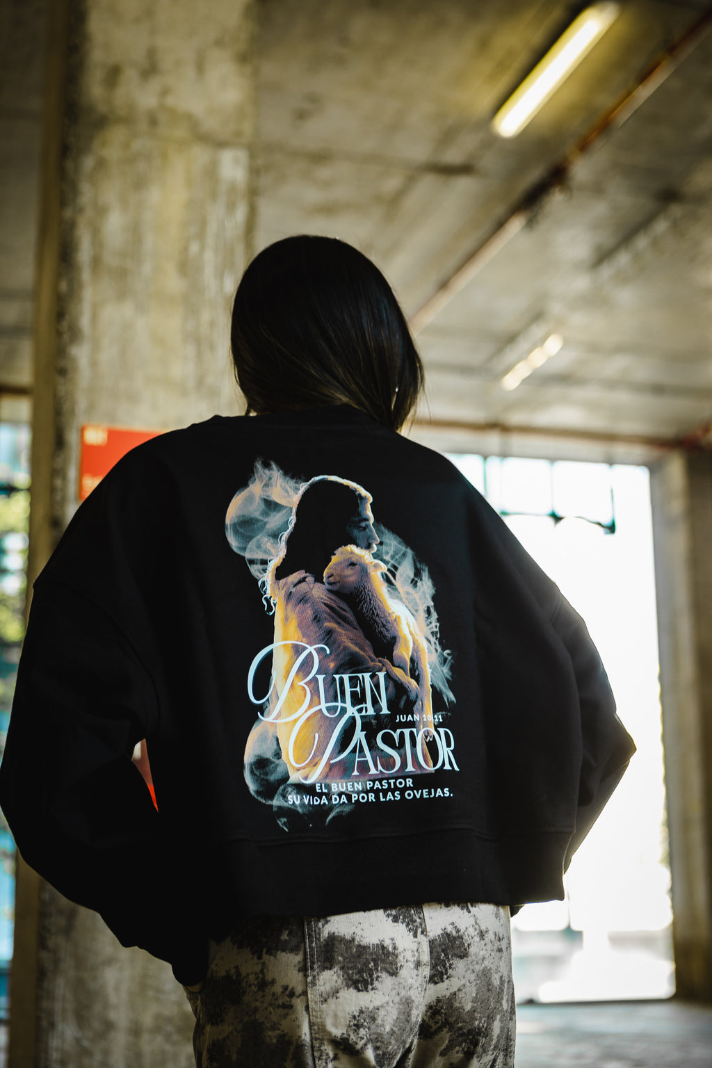 Polerón Buen Pastor Negro