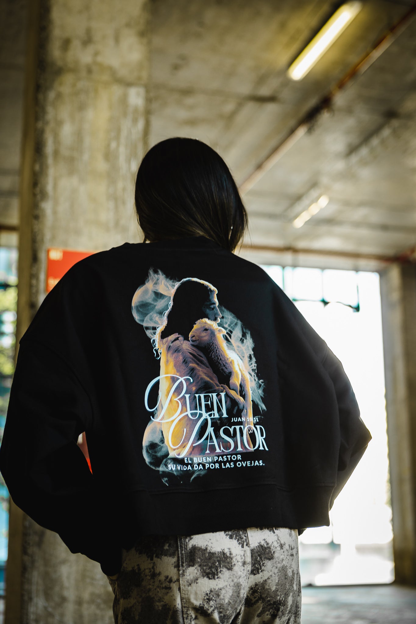 Polerón Buen Pastor Negro