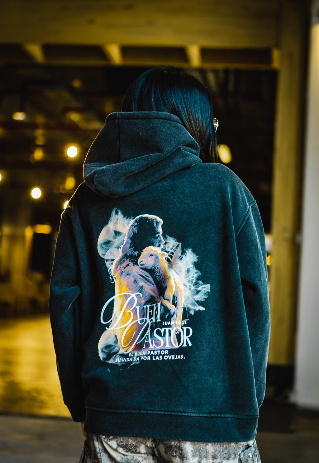 Polerón Buen Pastor Negro