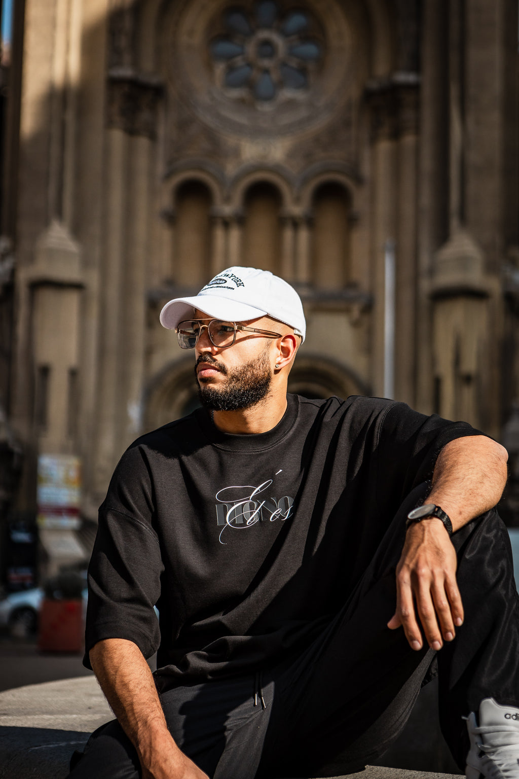 Polera Oversize Manga Corta Él es Digno